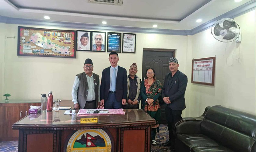 बर्दघाट नगरपालिका र चीनको सुचाउ महानगरबिच भगिनी सम्बन्धको तयारी