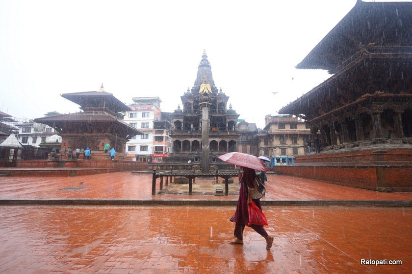 मनसुनीको वायुको प्रभाव कायमै : यी क्षेत्रमा वर्षाको सम्भावना