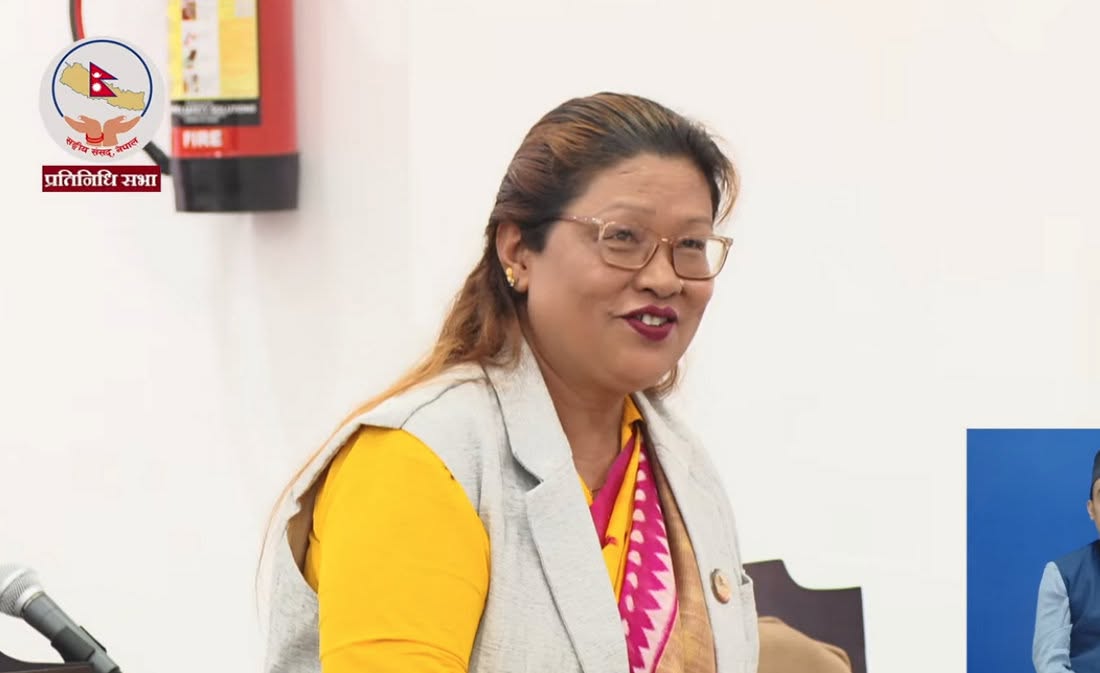 MP Basumaya Tamang Rises to Speak, Then Sits Without Speaking in Parliament