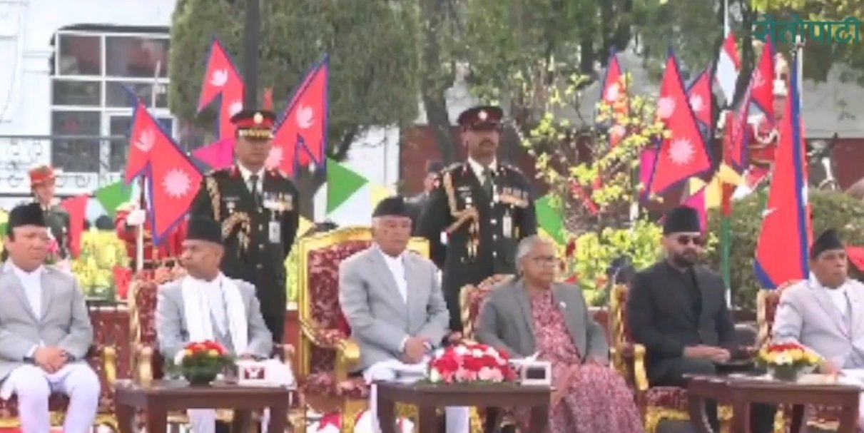 शपथका लागि शीतल  निवास पुगे बालेन