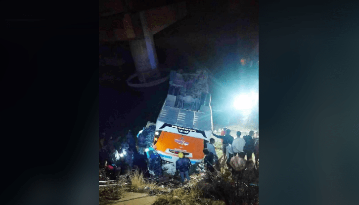 दाङ बस दुर्घटना अपडेट : ५ जनाको मृत्यु