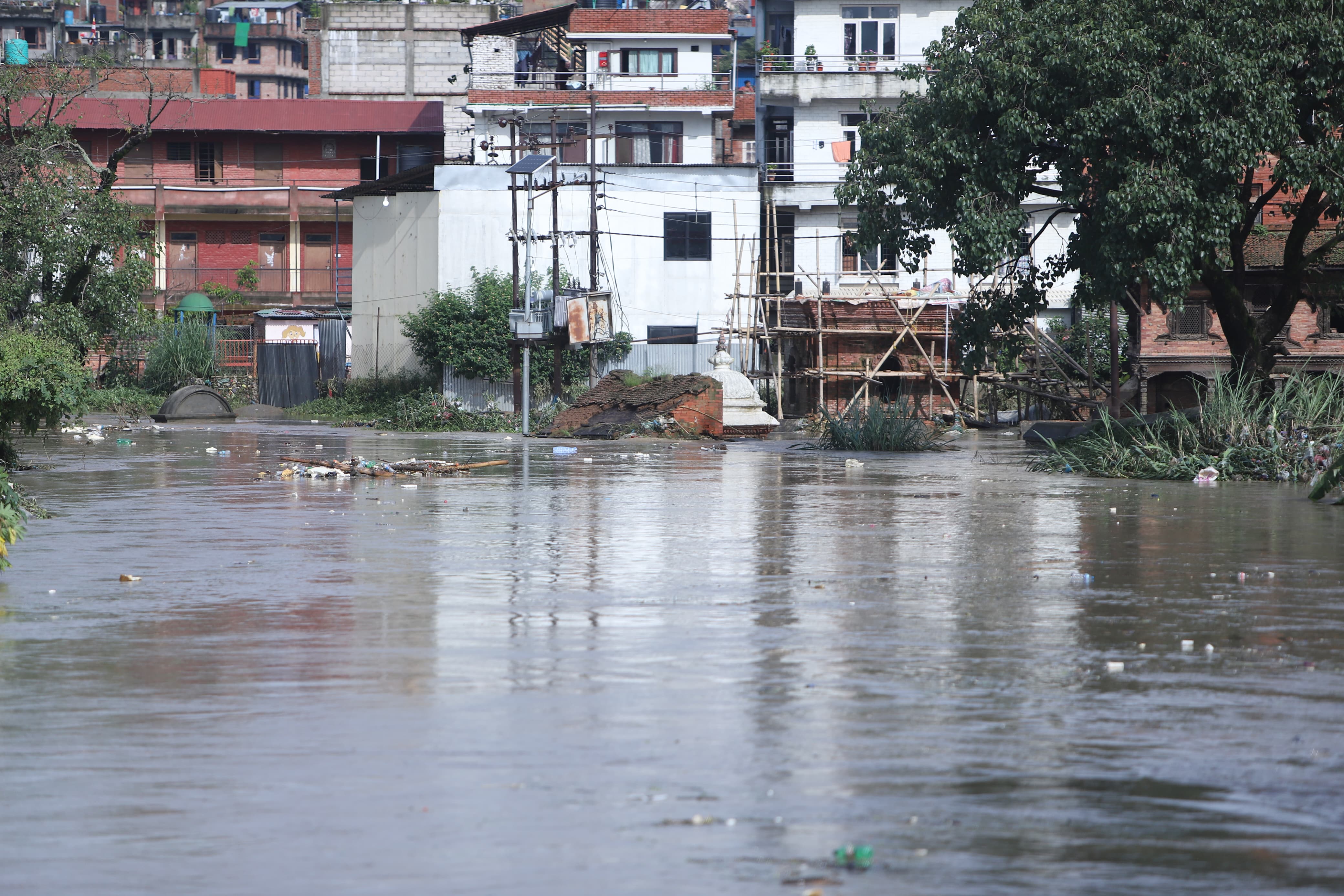 सूर्यबिनायकको कपास उद्योगमा बाढी पस्दा १० लाखको क्षति