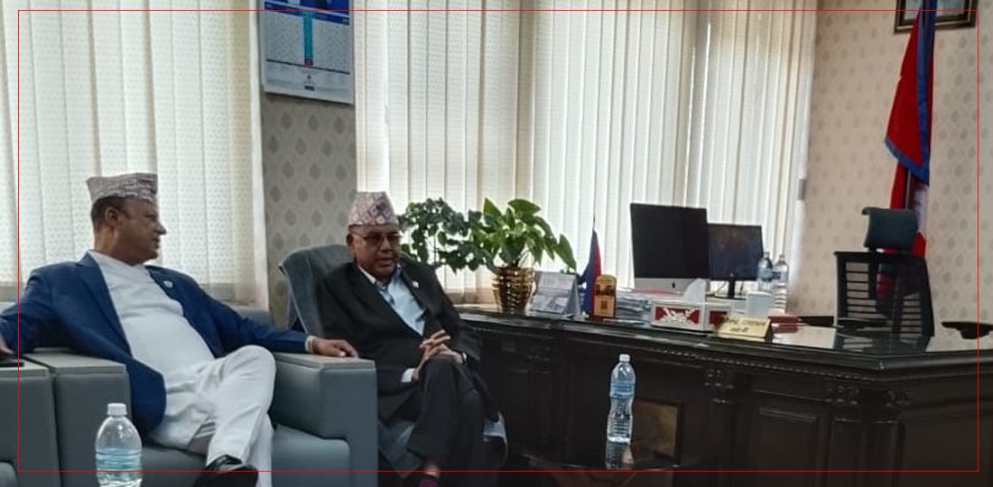   ऊर्जामन्त्री र भौतिक पूर्वाधारमन्त्रीबिच विकास निर्माणलाई तीव्रता दिने विषयमा छलफल