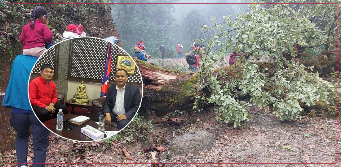   काभ्रेको महाभारत बाढीले तहसनहस : सडक सञ्जाल बिच्छेद, पुनर्निर्माणमा सहयोग माग्दै अध्यक्ष जिम्बा