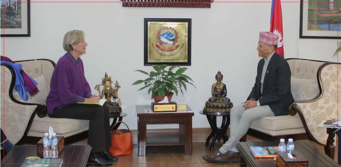   परराष्ट्र मन्त्री र नेपालका लागि ईयू राजदूतबिच भेटवार्ता