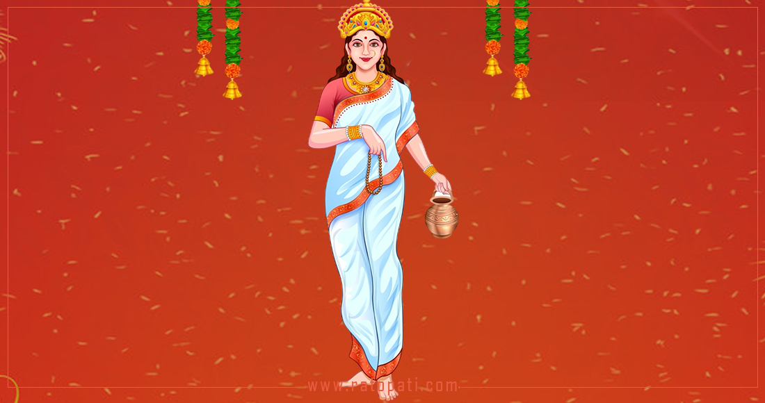   नवरात्रि : द्वितीया तिथिमा देवी भवानीको मन्त्रसहित पूजाविधि