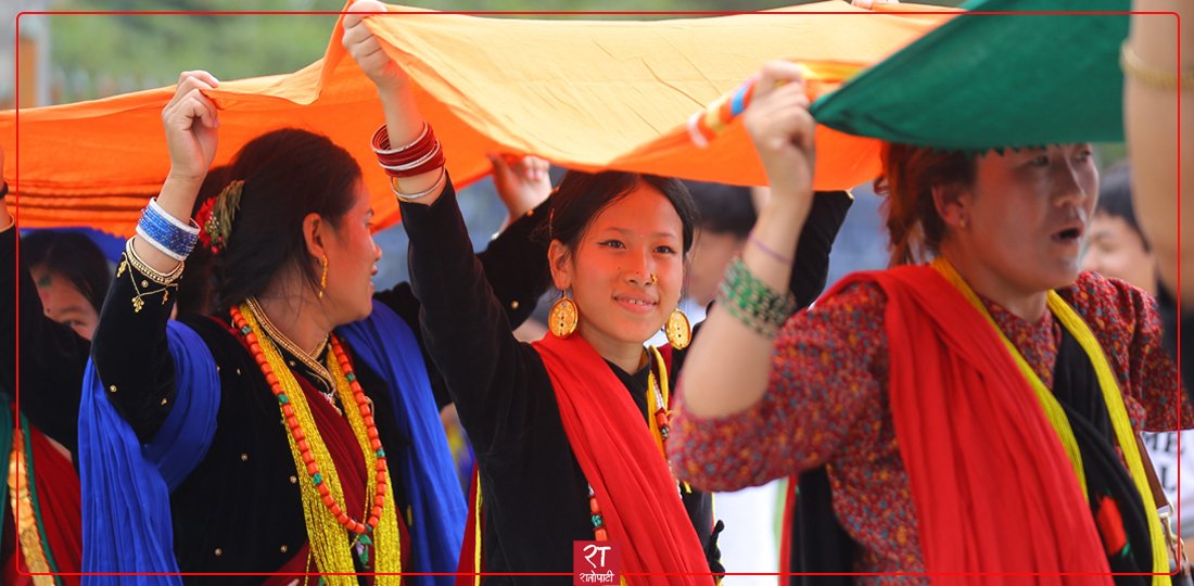 टुँडिखेलमा मगर समुदायको भूमे पूजा, तस्बिरमा हेर्नुहोस्