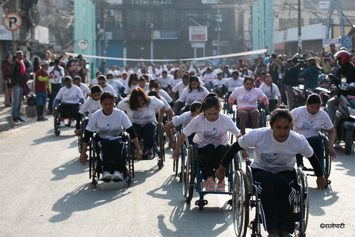 BIA_wheelchair marathon competition 2024-Nepal Photo Library1