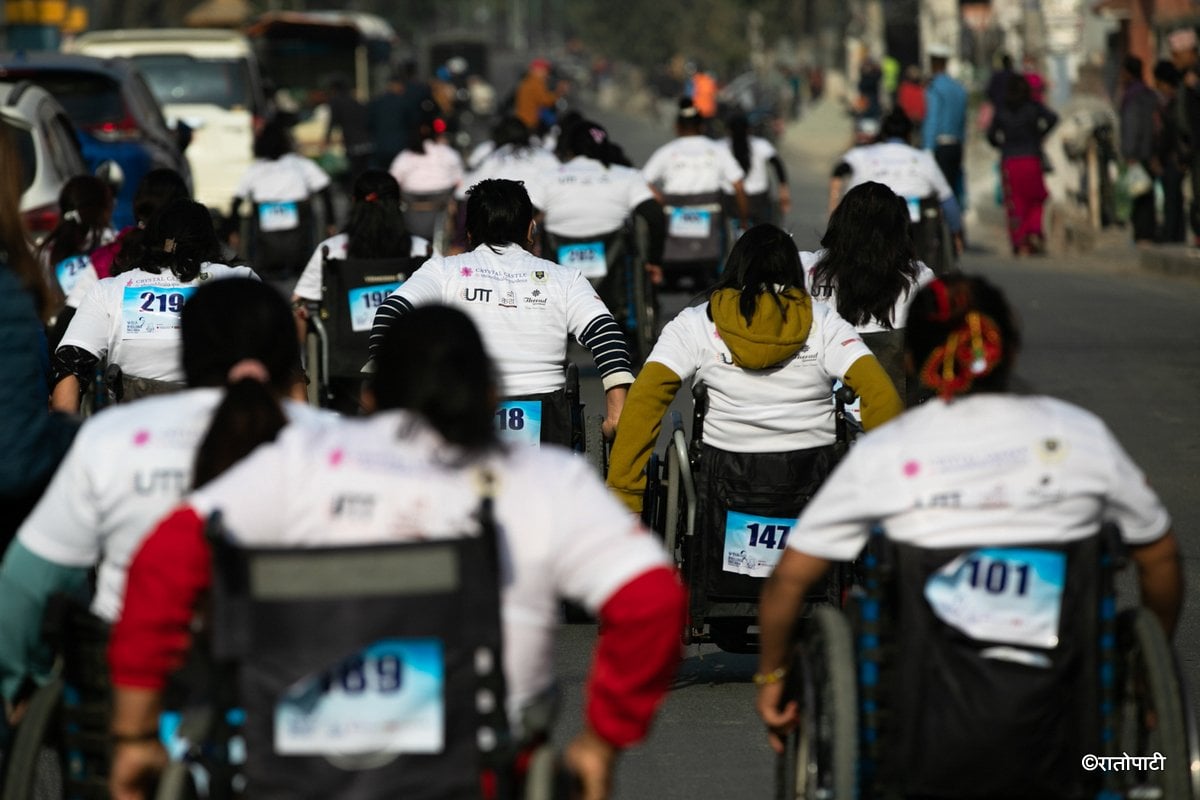 BIA_wheelchair marathon competition 2024-Nepal Photo Library2