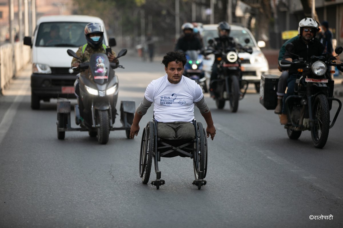 BIA_wheelchair marathon competition 2024-Nepal Photo Library4