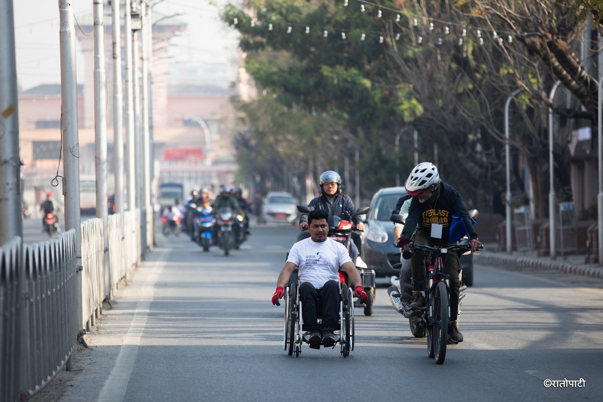 BIA_wheelchair marathon competition 2024-Nepal Photo Library5