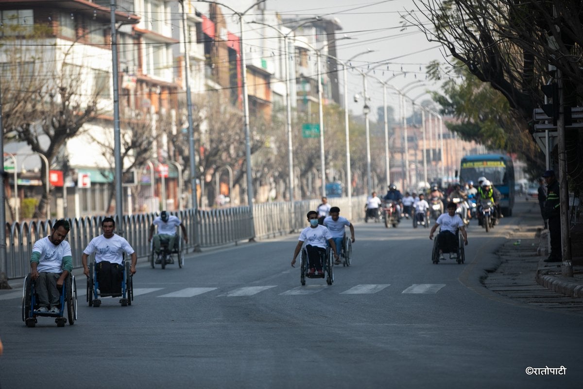 BIA_wheelchair marathon competition 2024-Nepal Photo Library7