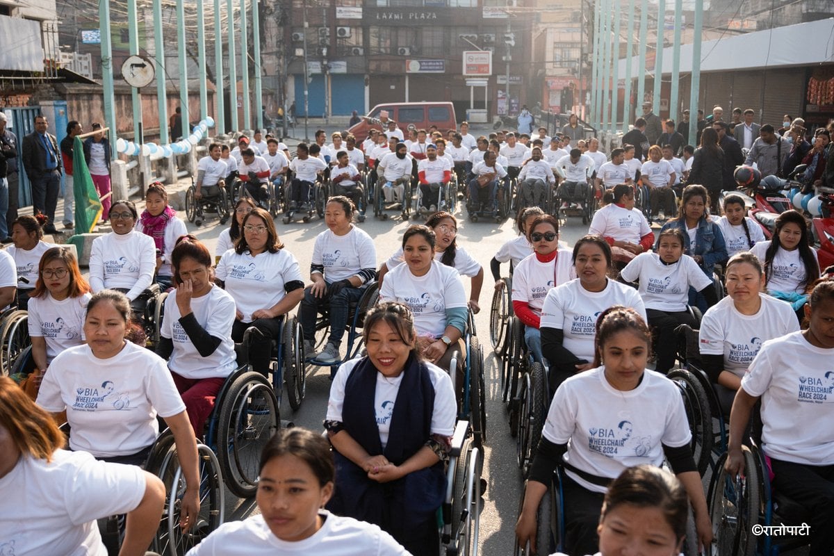 BIA_wheelchair marathon competition 2024-Nepal Photo Library8
