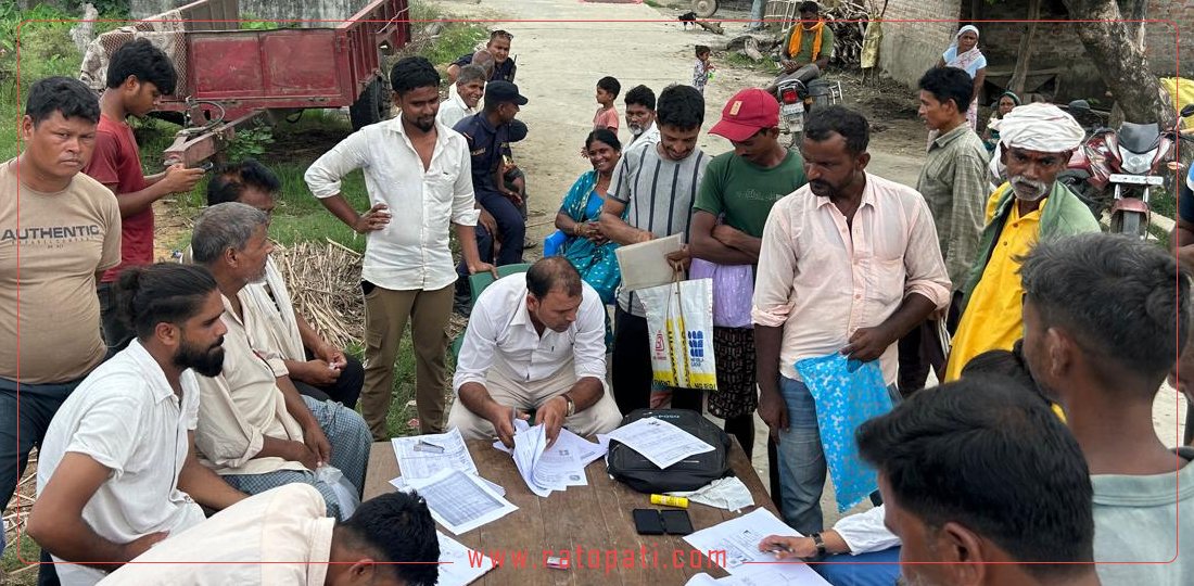 सुस्तामा घरदैलोमार्फत नागरिकता विवरण सङ्कलन सम्पन्न
