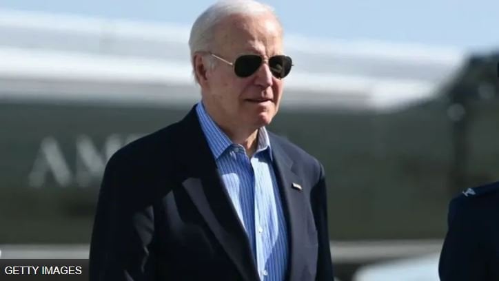 President Biden has mild upper respiratory problems