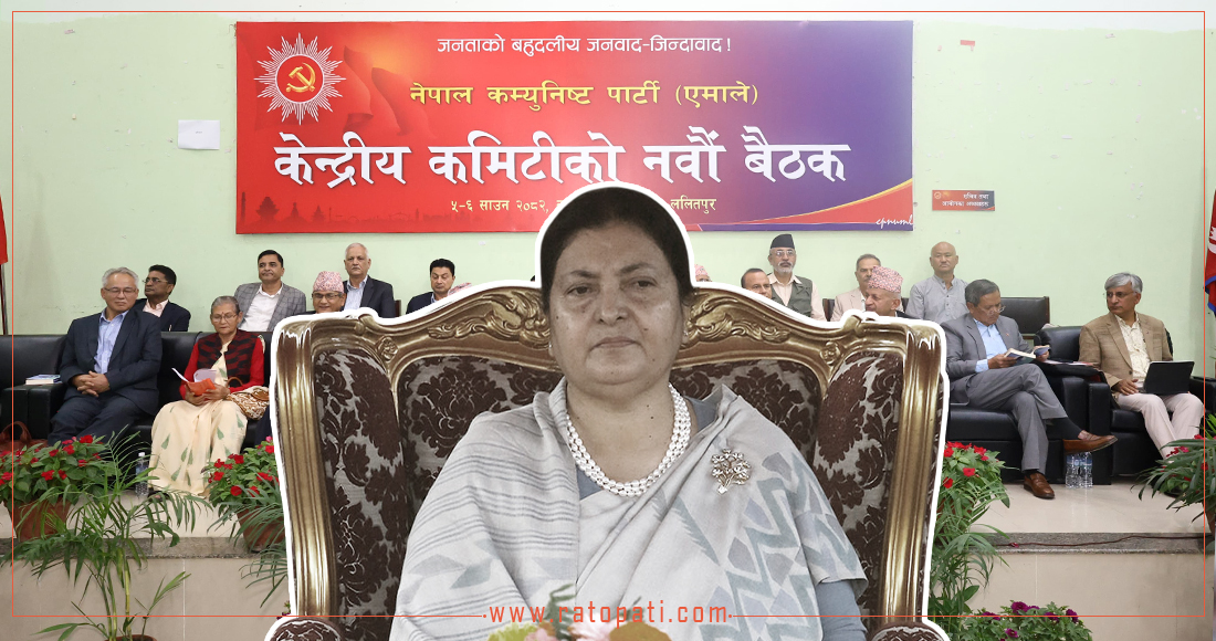 यी आठ कारण देखाउँदै विद्याको सक्रिय राजनीतिक यात्रामा एमालेले लगायो ब्रेक