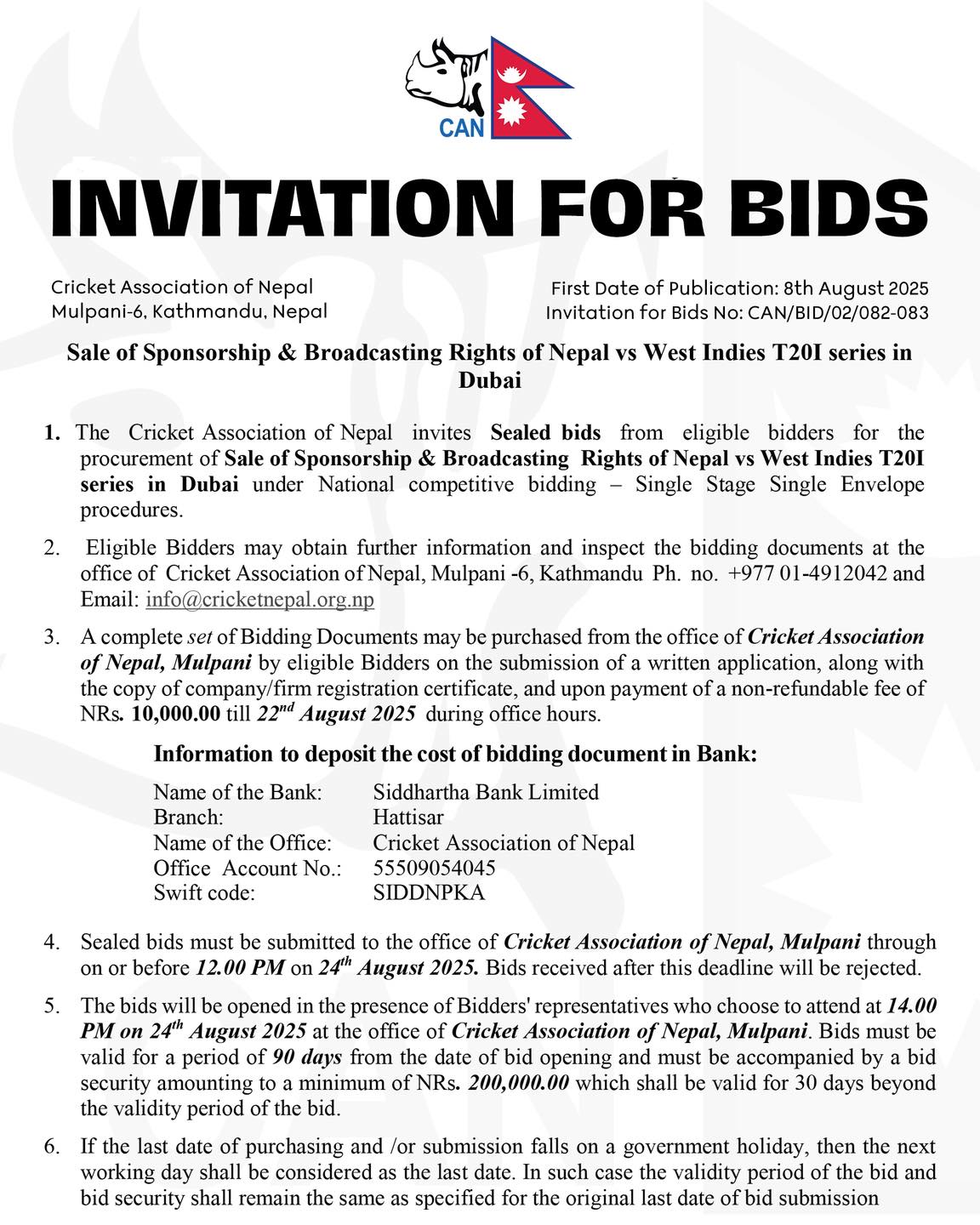 bids