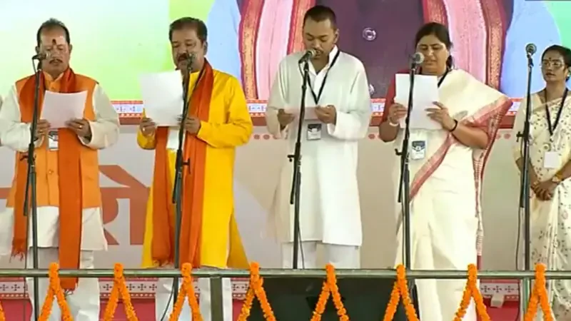 बिहारमा मन्त्रिपरिषद् विस्तार : नीतिश पुत्र निशांत पनि सरकारमा