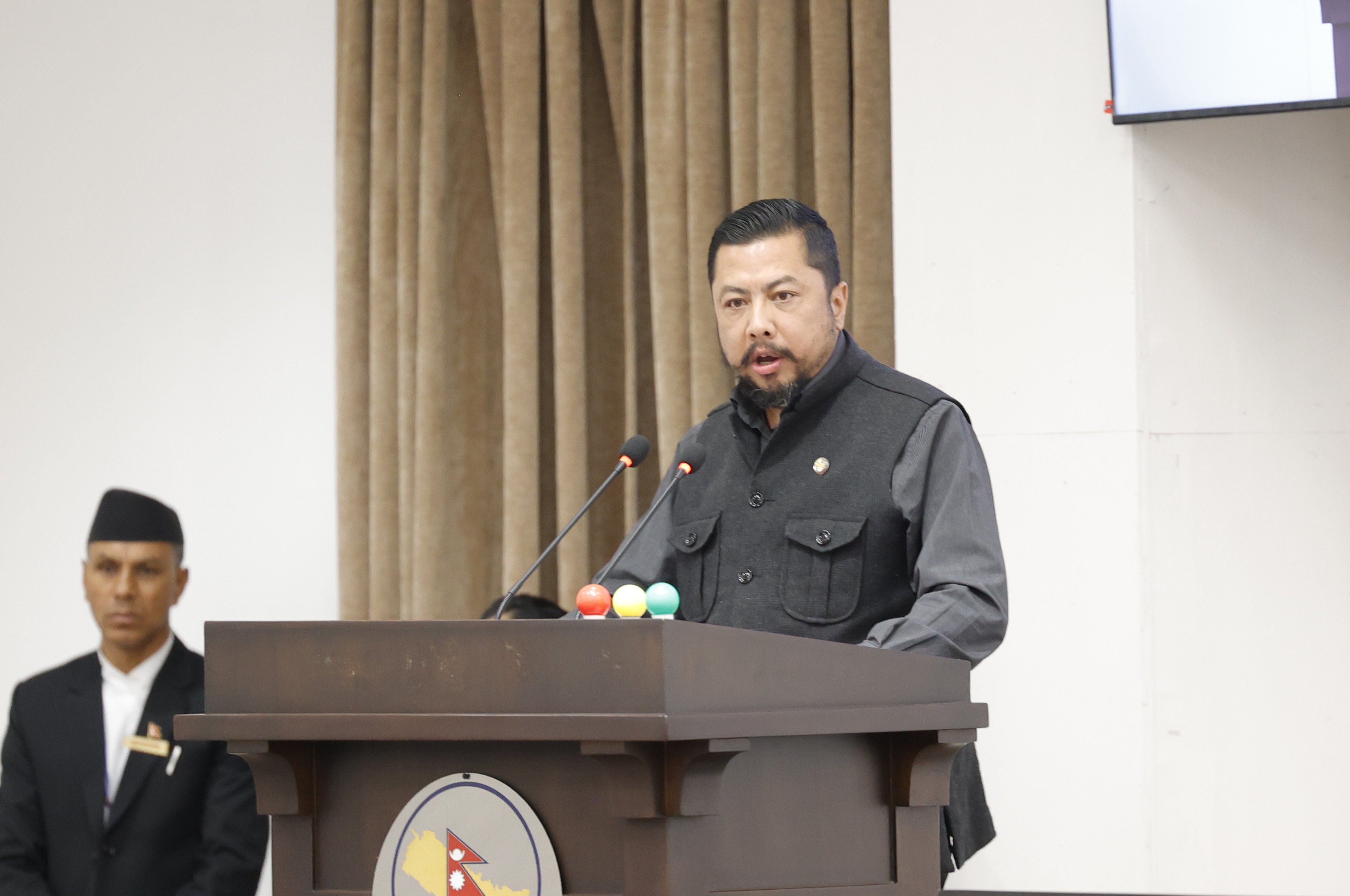Government Serious About Budhi Gandaki Hydropower Project Construction, Minister Shrestha States