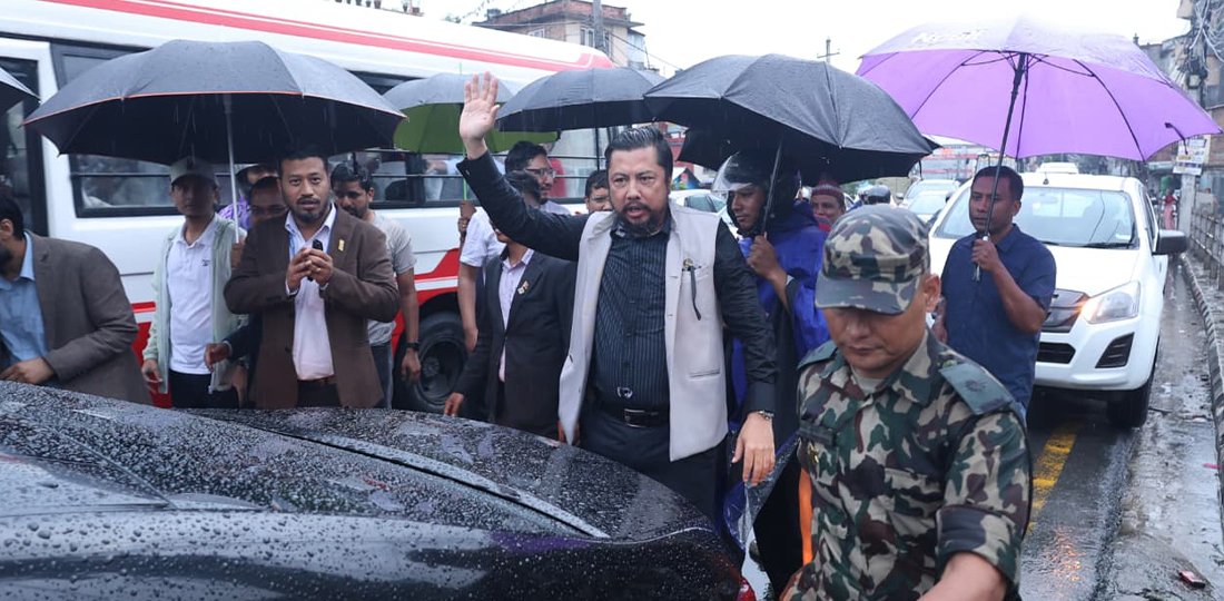 Ministers Monitor Progress on Managing Hanging Internet, Telephone, and Television Cables in Kathmandu Valley