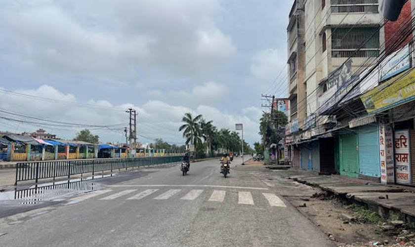 वीरगञ्जमा कर्फ्यू केही खुकुलो