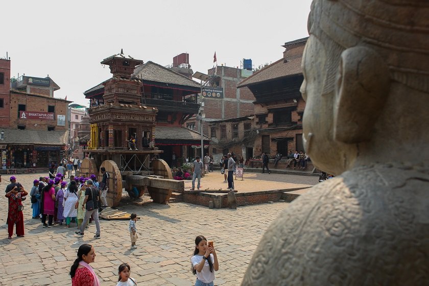 Bisket Jatra preparation.-1770