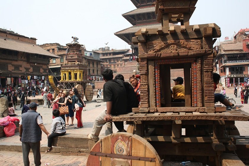Bisket Jatra preparation.-1771