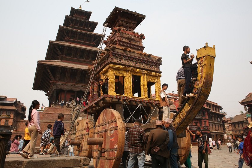 Bisket Jatra preparation.-1774