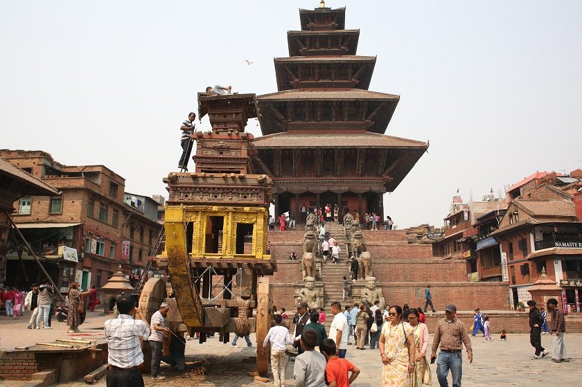 Bisket Jatra preparation.-1775
