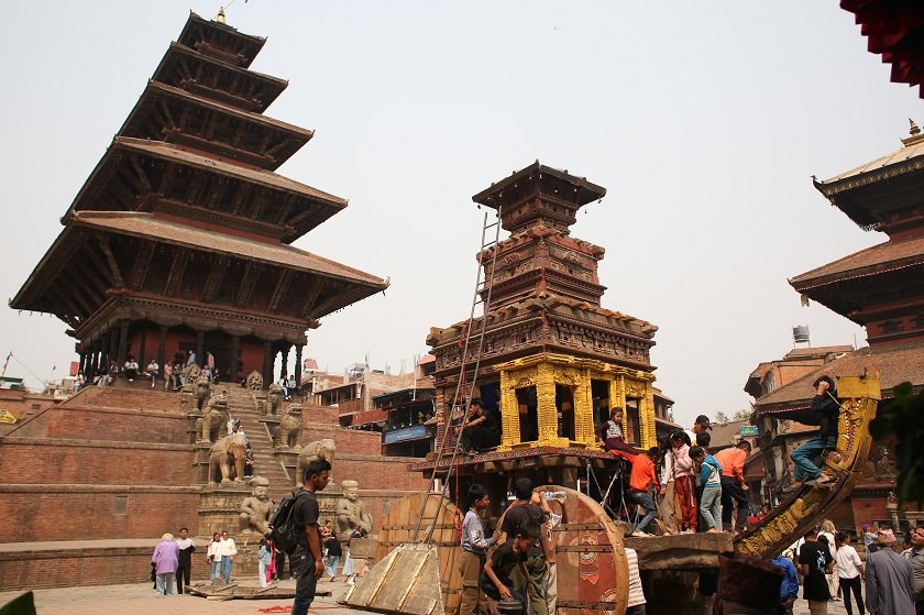 Bisket Jatra preparation.-1776