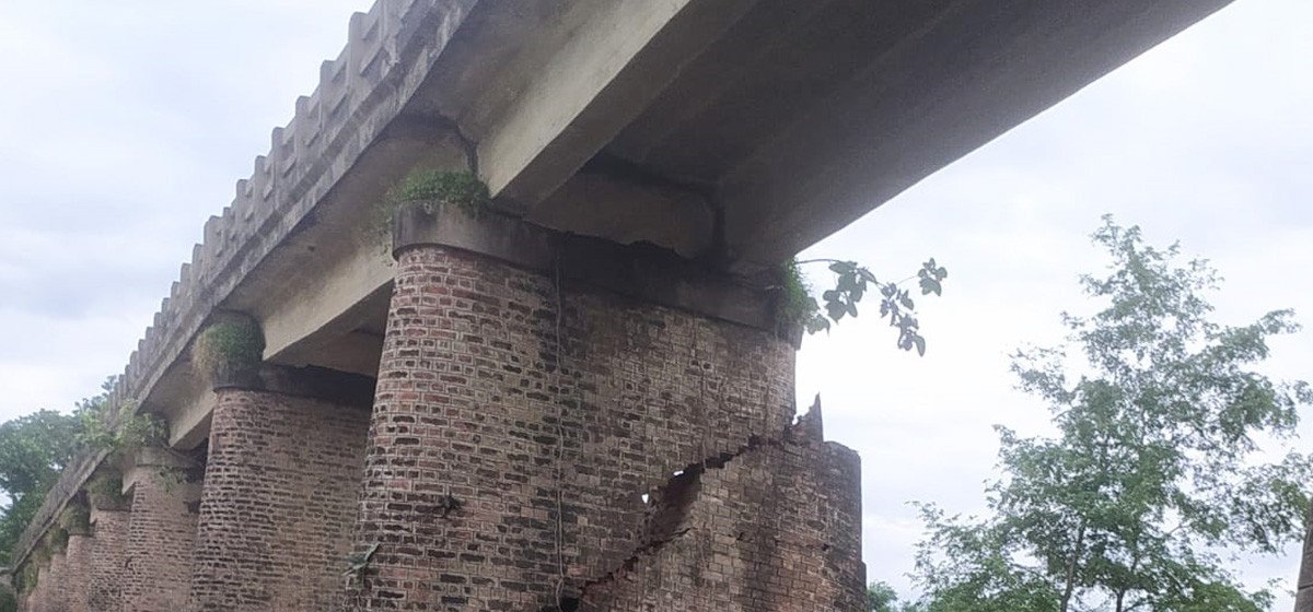   पर्साको तिलाबे नदीमा बेलिब्रिज जडान भएन