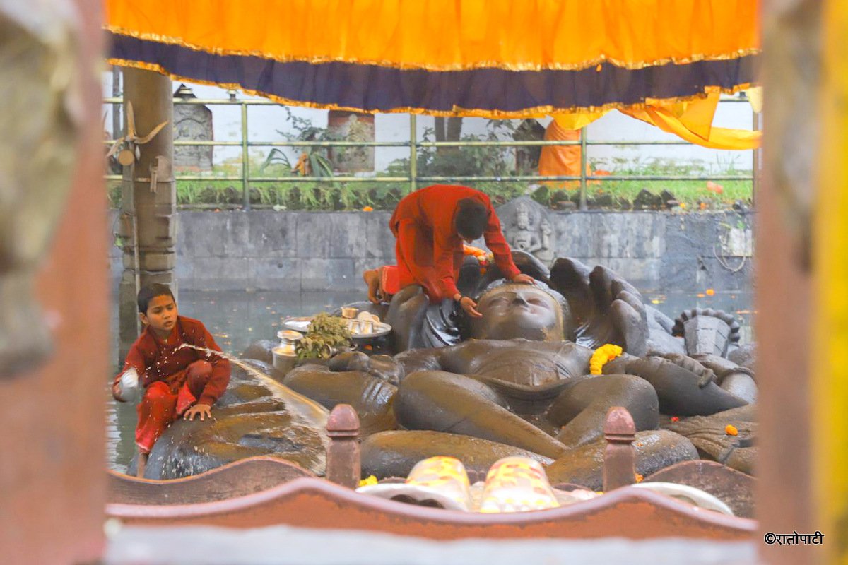 Budanilkantha mandir_Nepal Photo library5