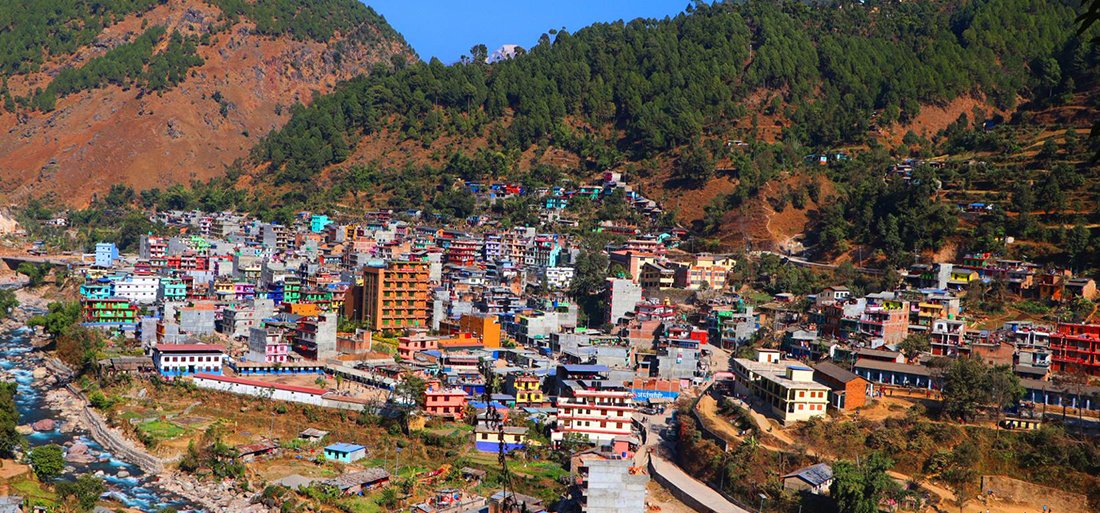 बुर्तिबाङलाई नयाँ सहर बनाउने कार्य सुस्त गतिमा