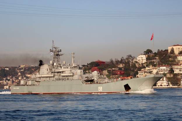 रुसी नौसैनिक जहाज डुबाएको युक्रेनको दाबी