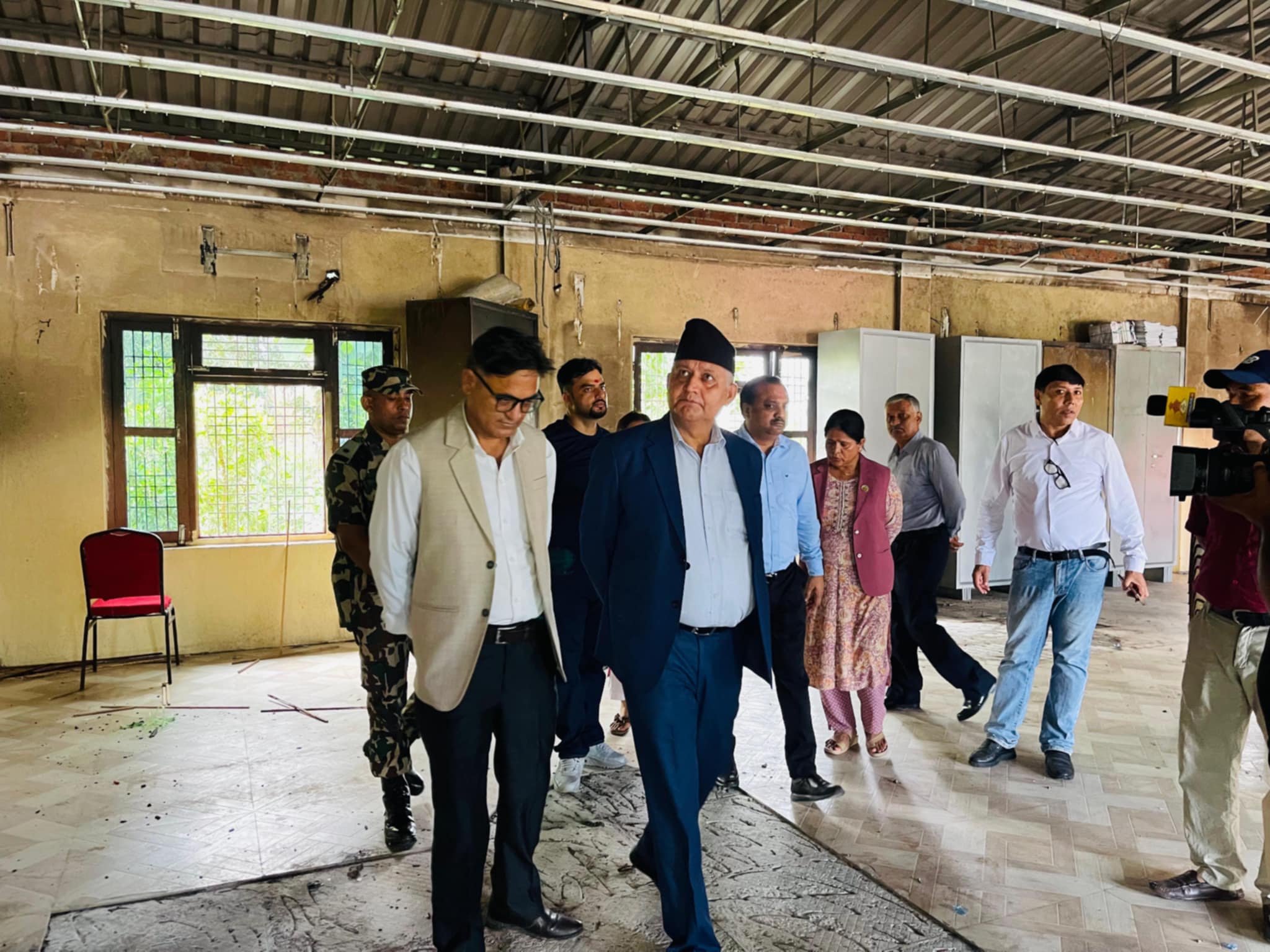   क्षतिग्रस्त क्षेत्रमा लुम्बिनी प्रदेशका मुख्यमन्त्री आचार्यको अनुगमन  जारी