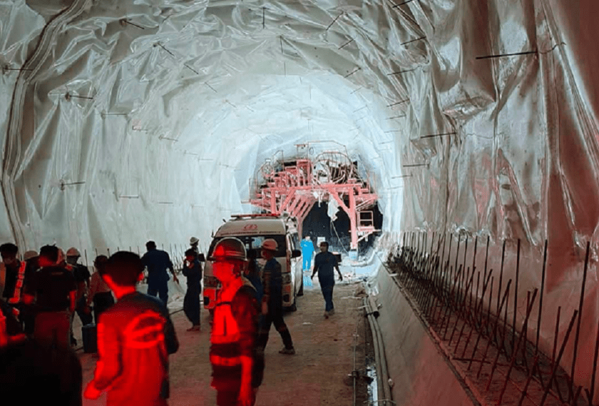 Two Workers Die in Thailand Railway Tunnel Construction Accident