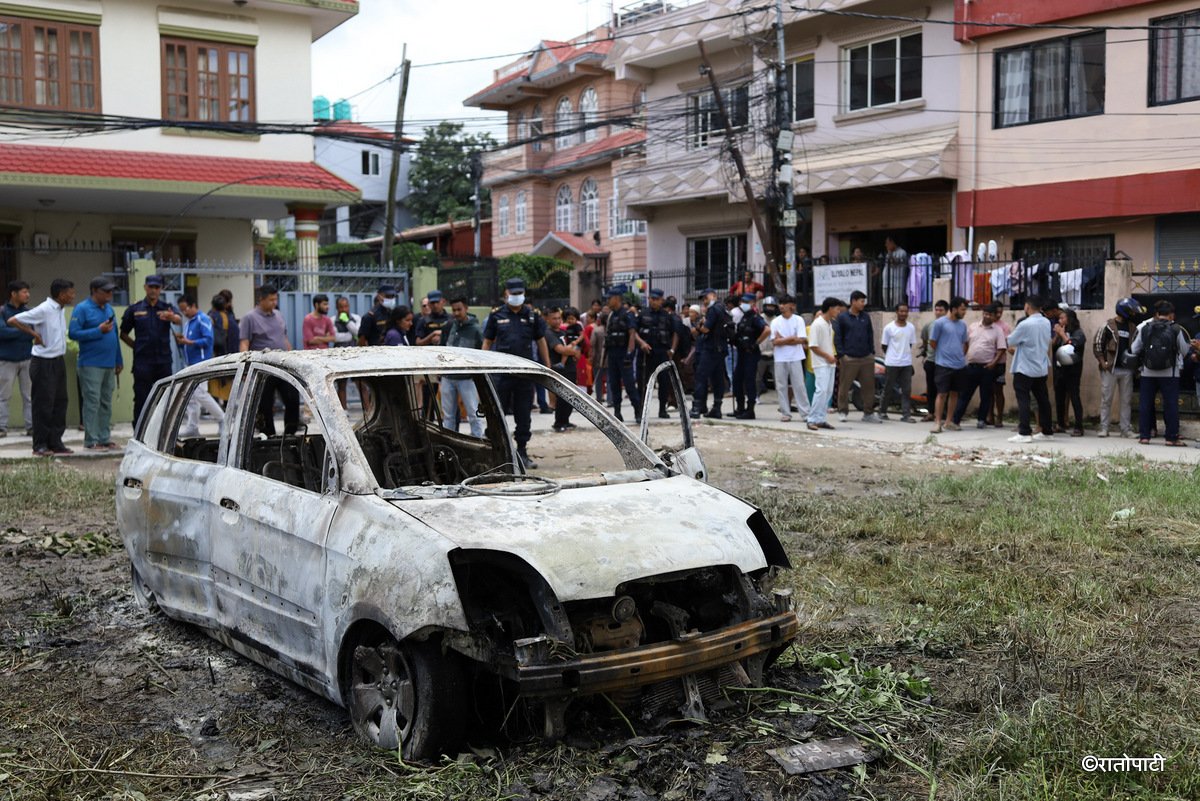 Man Found Burnt Inside Car in Kirtipur Identified