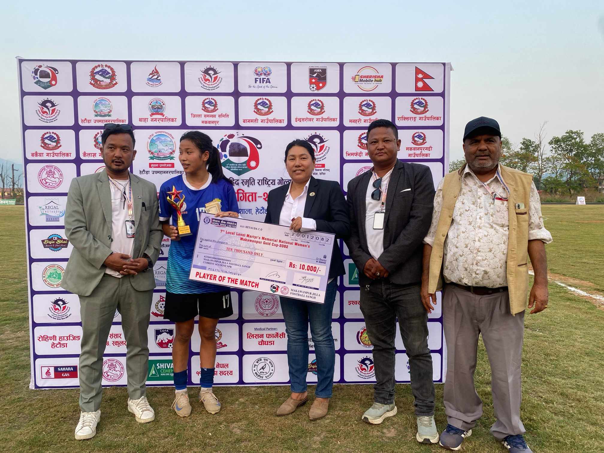 मकवानपुर महिला गोल्डकप : नव जनजागृतिलाई हराउँदै संकटा सेमिफाइनलमा