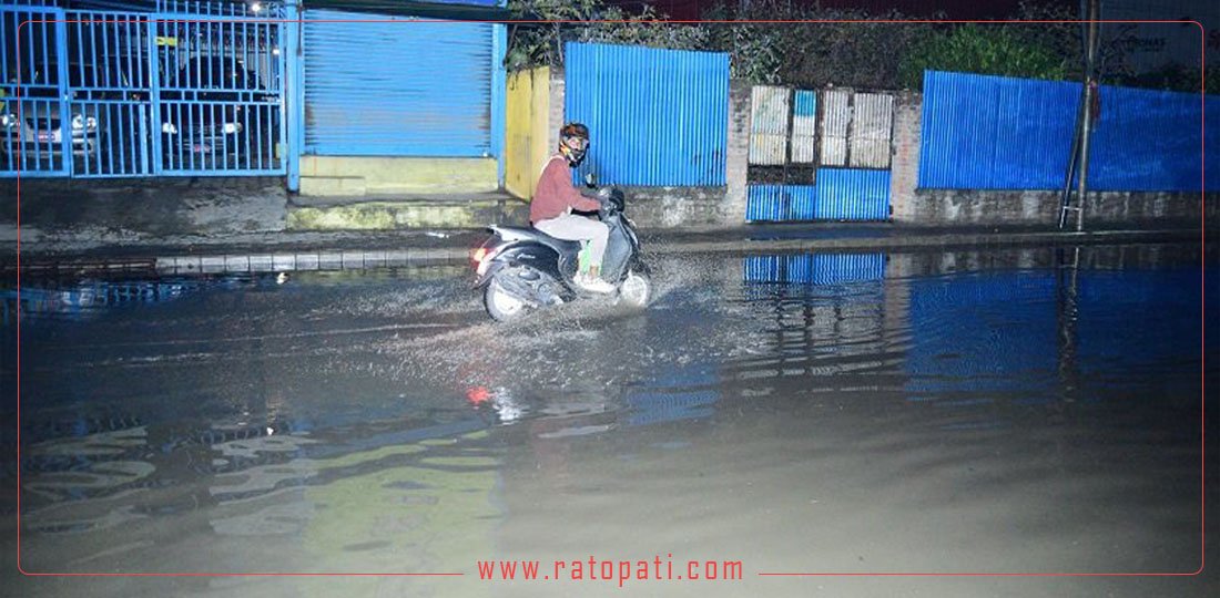 बालाजु पुल र विष्णुमती खोलाको आसपासको क्षेत्र डुबानमा (तस्बिरहरु)