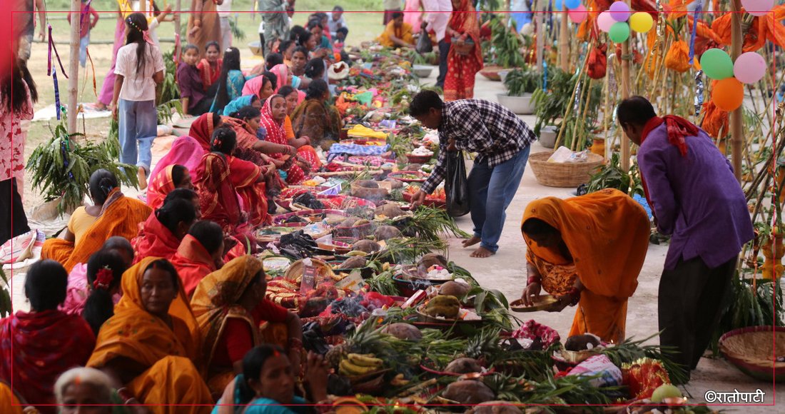 ४२ तस्बिरमा हेर्नुहोस् देहातको छठ