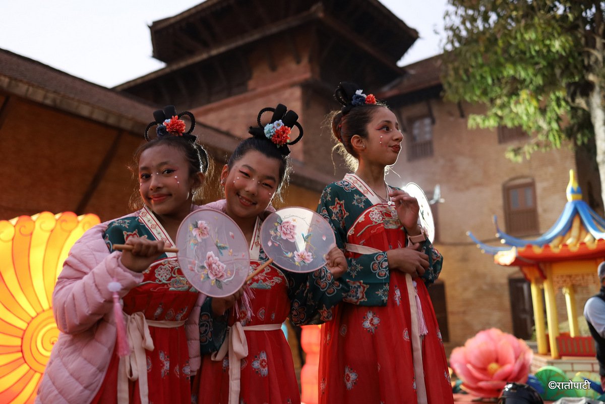 तस्बिरमा हेर्नुहाेस् चिनियाँ नयाँ वर्षकाे लालटिन महोत्सव