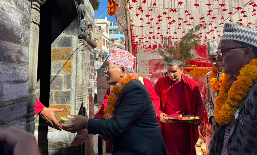   ललितपुर महानगरको सहयोगमा जुम्लामा गणेश मन्दिर निर्माण