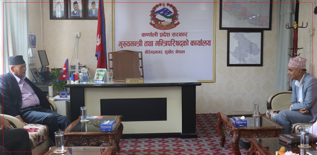   खेलकुदमन्त्रीलाई कर्णालीका मुख्यमन्त्रीले भने– दशौँ राष्ट्रिय खेलकुदको मिति तोक्ने, खेल नहुने हो भने विचार गर्नुस् !