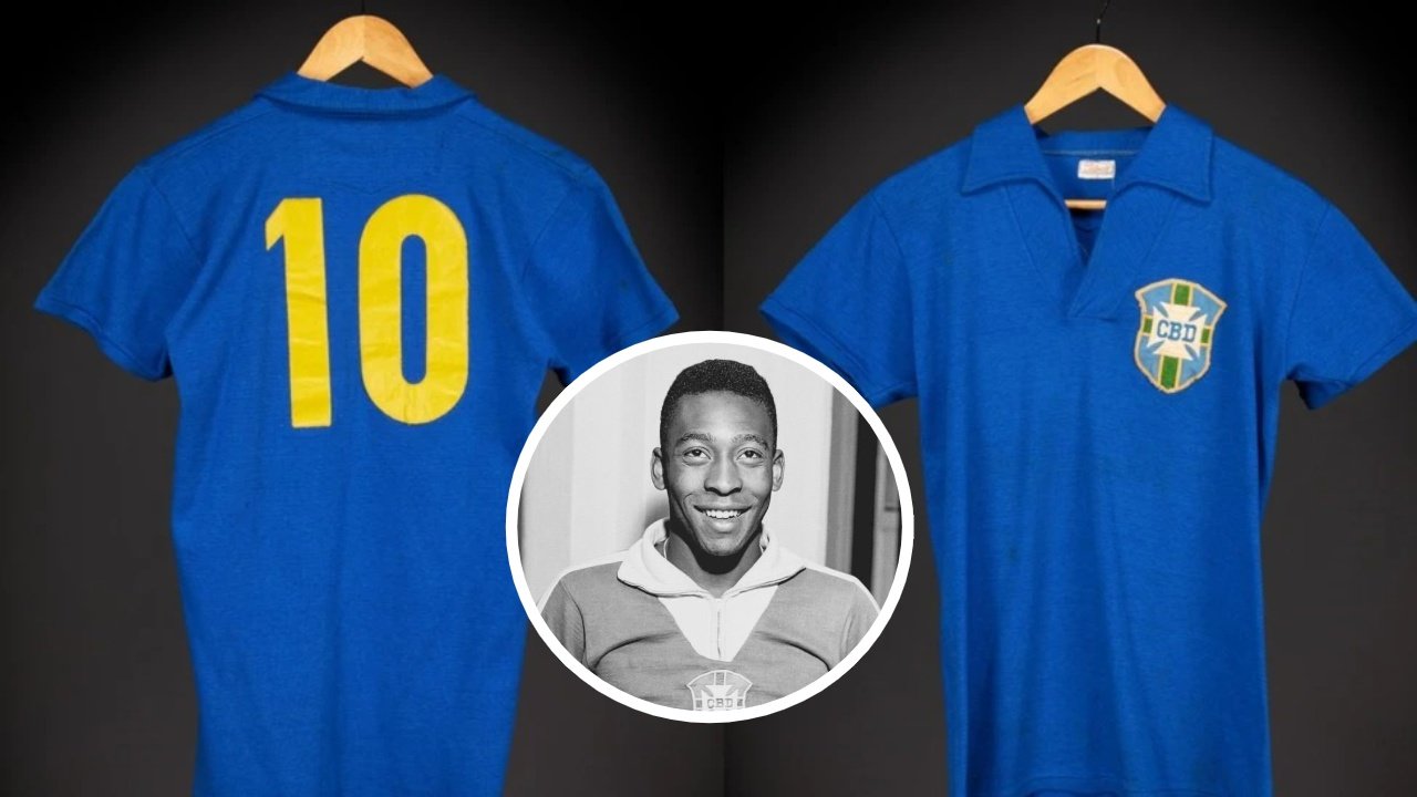 Pele's 1958 World Cup Jersey Sells for $4.9 Million at Auction