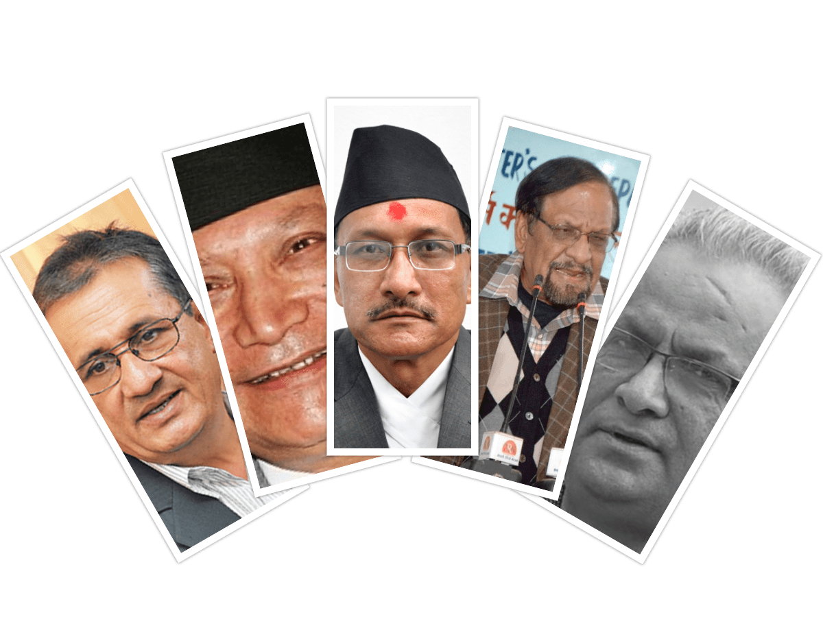   एकैपटक ५ पूर्वमन्त्रीविरुद्ध भ्रष्टाचार मुद्दा