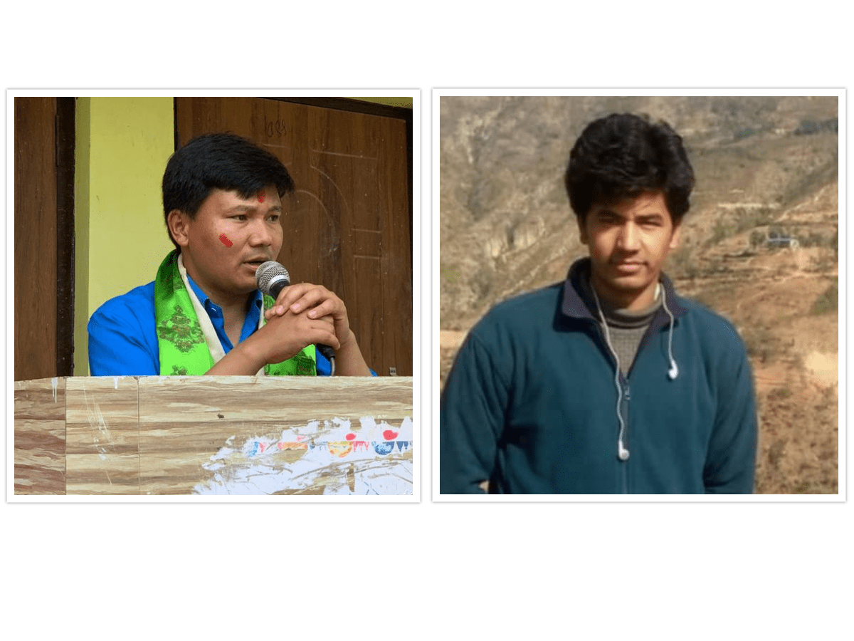   ललितपुर-१ मा मौलिक शैलीमा अभियान चलाउँदै रोहित र सुबिन्द्र