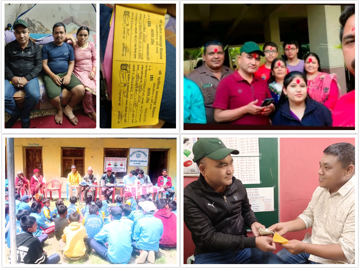   गाउँको स्कुलमा कम्प्युटर ल्याब र चिल्ड्रेन पार्क बनाउन परदेशमा सहयोग सङ्कलन