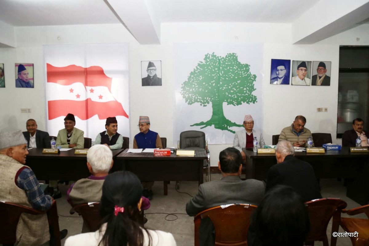   कांग्रेस केन्द्रीय कार्यसमिति बैठकमा ११ जनाले राखे धारणा