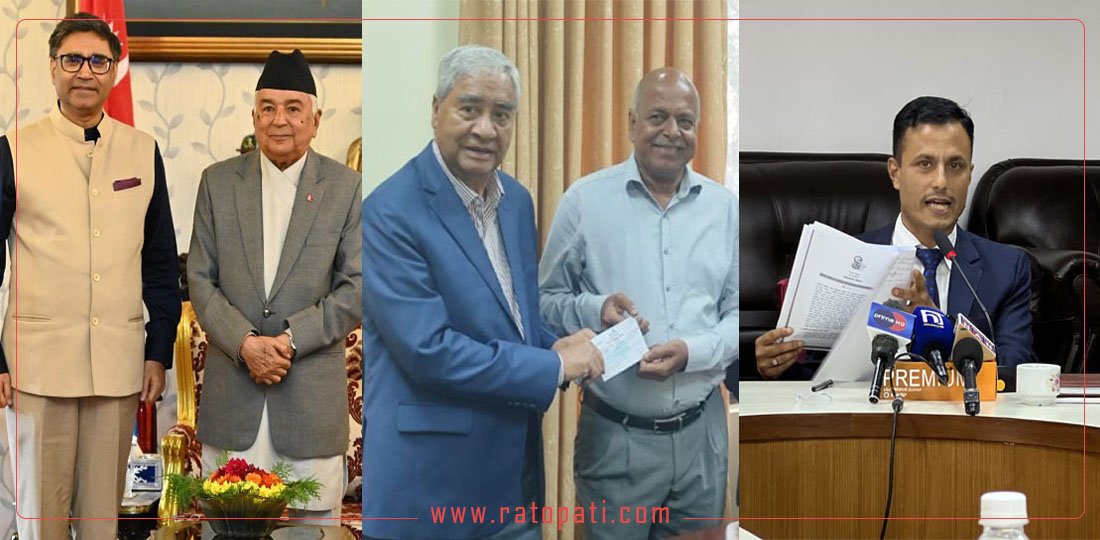   १० बजे १० समाचार : भारतीय विदेशसचिव भेटवार्तामा व्यस्त, देवेन्द्रलाई कसले पुर्‍यायो देउवासम्म ?