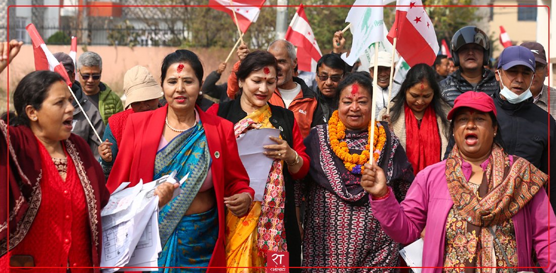 काठमाडौँ– ८ मा कांग्रेस उम्मेदवार सपना राजभण्डारीको घरदैलो अभियान, तस्बिरमा हेर्नुहोस्